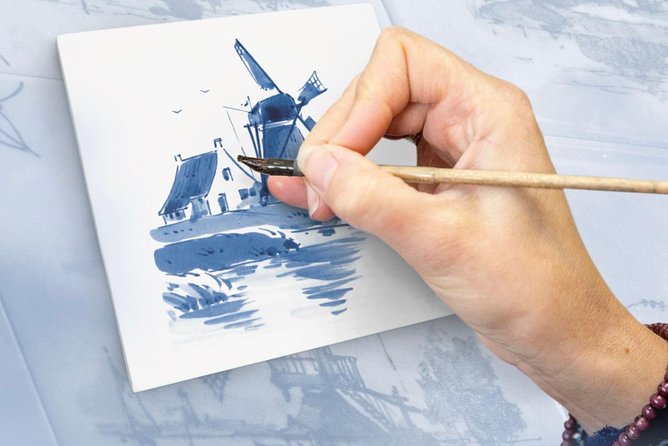 Workshop 'Paint your own Delft Blue Tile!' - Your design starts with technique, not talent