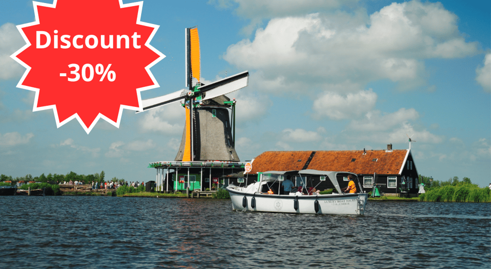 Zaanse Schans: Private Cruise + Live Guide, Optional Drinks - Getting to the main dock (and not boarding the wrong place)