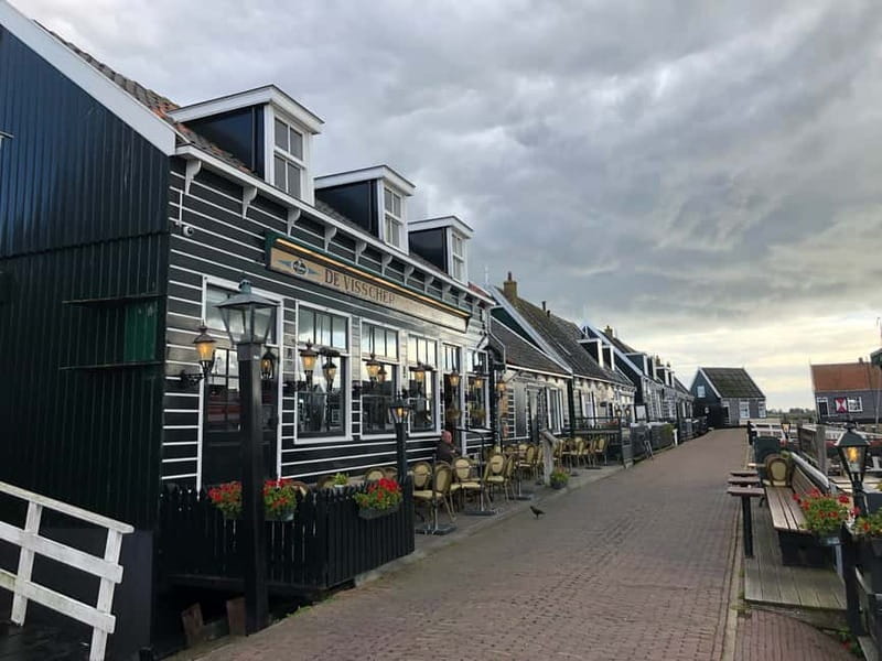Zaanse Schans Windmills, Fishing Villages & Countryside - Volendam’s colorful houses and a stop that tastes local